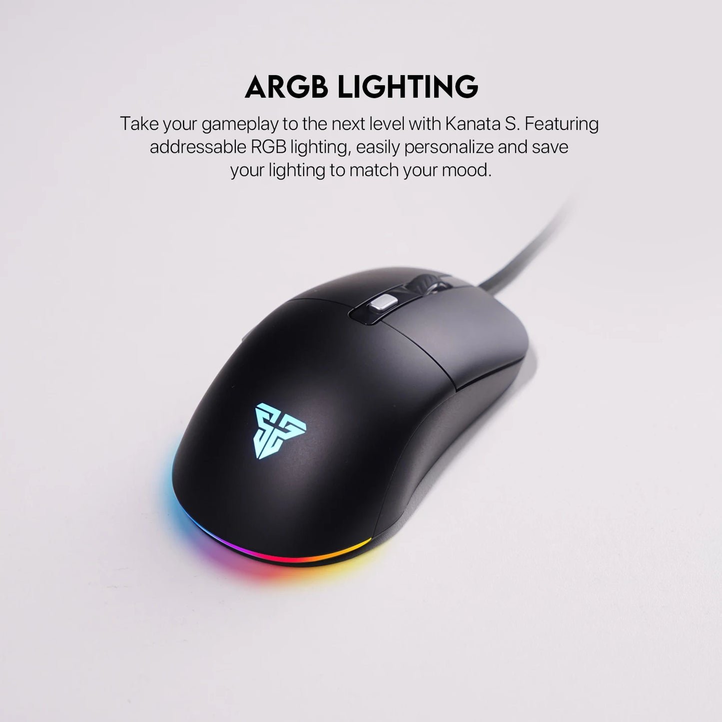 FANTECH KANATA S VX9S Wired Gaming Mouse 7200DPI HUANO 10M Switch 6 Macro Button Optical Mouse Mice for PC Laptop