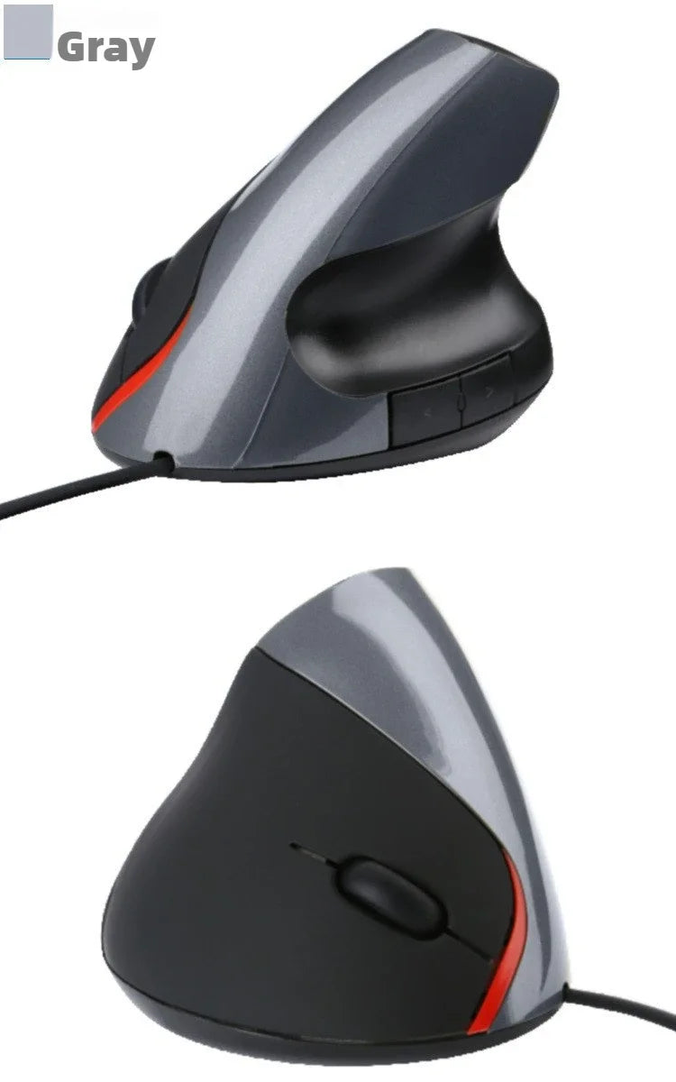 1600DPI USB Vertical Wired Mouse Ergonomic Design Wrist Rest Gaming Mice for PC Laptop Mouse Mouse for Laptop Mouse for Computer