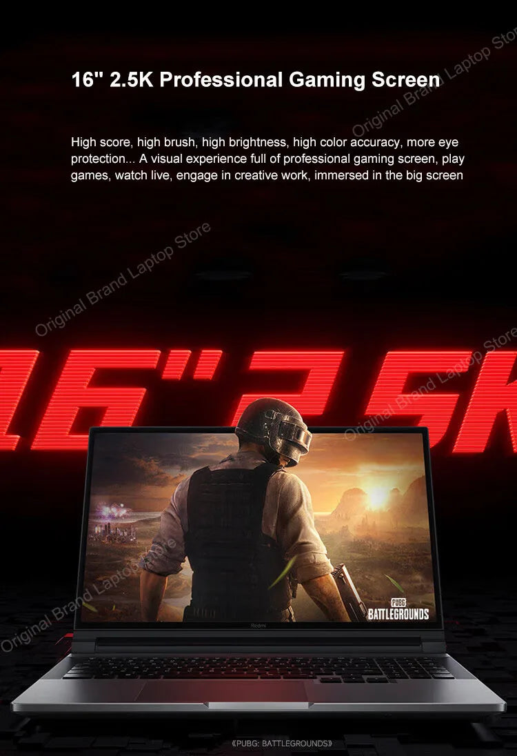 2024 Xiaomi Redmi G Pro Gaming Laptop 16 Inch 2.5K 240Hz E-Sports Screen Netbook i9-14900HX 16GB 1TB RTX4060 Gaming Notebook PC