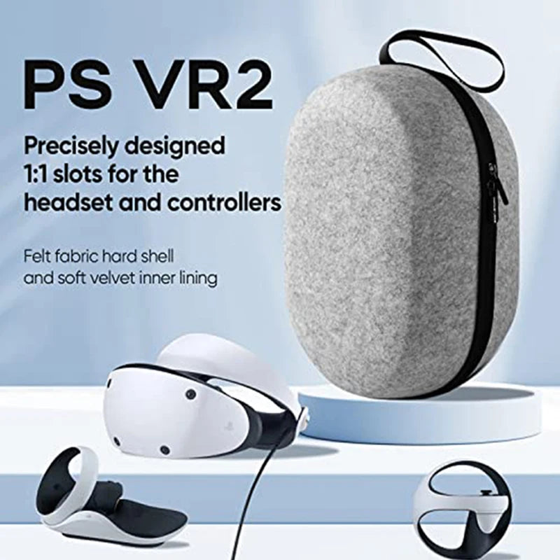 Carrying Case Compatible with Playstation VR2 Gaming Headset and Touch Controllers Accessories Suitable for Travel and Storage