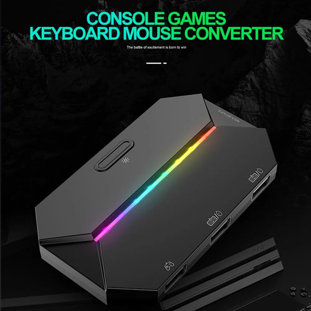 G6L Gaming Keyboard Mouse Converter Portable Wired Mobile Controller Adapter for Nintend Switch Xbox One PS3 PS4 Game Console
